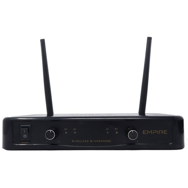 EMPIRE COPPIA RADIOMICROFONI CON RICEVITORE UHF